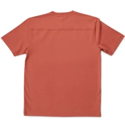 NORSE PROJECTS Johannes Organic N Logo T Shirt in Red Ochre
