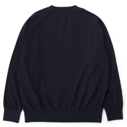 NORSE PROJECTS Marten Relaxed Organic Raglan Light Sweatshirt in Dark