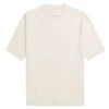 NORSE PROJECTS Rhys Cotton Linen T Shirt in Kit White