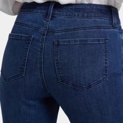 NYDJ Marilyn Straight Ankle Jeans in Ibiza Blues
