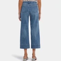 NYDJ Teresa Wide Leg Ankle Jeans in Majorca Bay