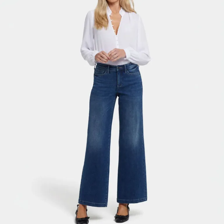 NYDJ Teresa Wide Leg Jeans in Rio Rapids