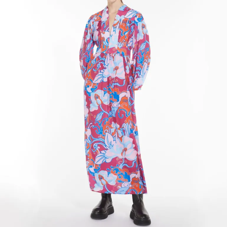 Oblio Maxi Dress in Cyclamen | Collen & Clare