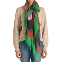 Old Master Poppies Scarf in Multi | Collen and Clare