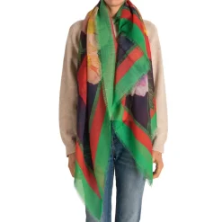 Old Master Poppies Scarf in Multi | Collen and Clare