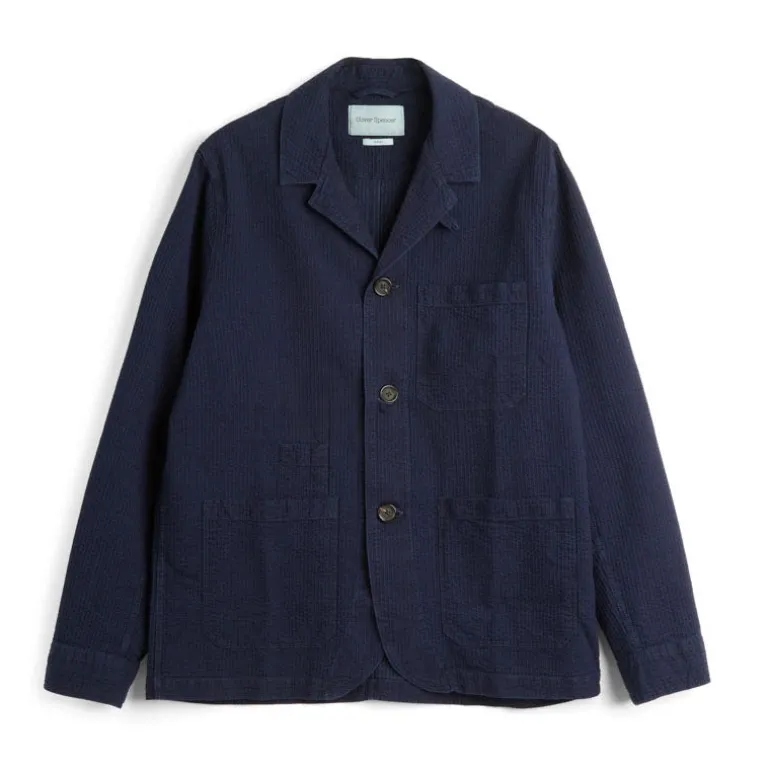OLIVER SPENCER Bradwell Jacket Waterford in Indigo