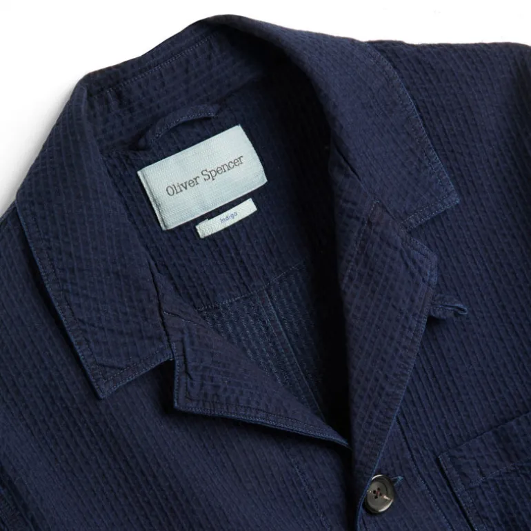 OLIVER SPENCER Bradwell Jacket Waterford in Indigo