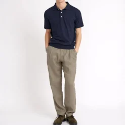 OLIVER SPENCER Glendale Polo Shirt Dorine in Navy