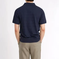 OLIVER SPENCER Glendale Polo Shirt Dorine in Navy