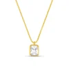 Orelia Crystal Pendant Necklace in Crystal