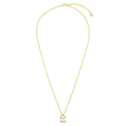Orelia Crystal Pendant Necklace in Crystal