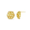 Orelia Statement Crystal Burst Stud Earring in Crystal