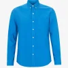 Organic Button Down Shirt in Pacific Blue | Collen & Clare