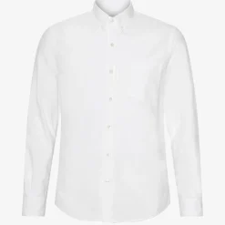 Organic Button Down Shirt in Optical White | Collen & Clare