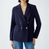 OUI 86768 Blazer in Dark Blue
