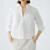OUI 91881 Blouse in Optic White