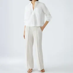 OUI 91881 Blouse in Optic White