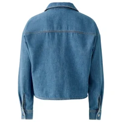 OUI 91898 Denim Blouse in Blue