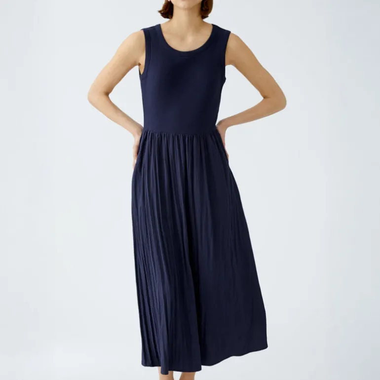 OUI 91814 Dress in Dark Blue
