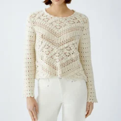 OUI 90812 Jumper in Gardenia