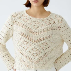 OUI 90812 Jumper in Gardenia