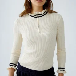 OUI 91938 Jumper in Off White