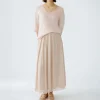 OUI 92422 Maxi Skirt in Rose Copper