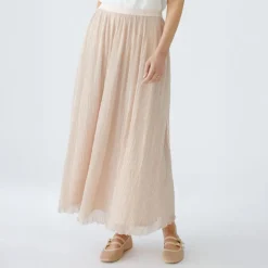 OUI 92422 Maxi Skirt in Rose Copper