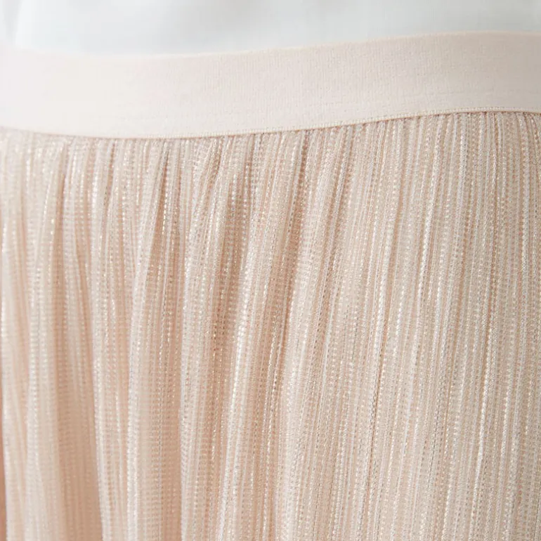 OUI 92422 Maxi Skirt in Rose Copper