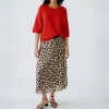 OUI 92426 Skirt in Camel Grey