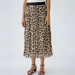 OUI 92426 Skirt in Camel Grey
