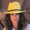 Paper Fedora Hat in Sunflower | Collen & Clare