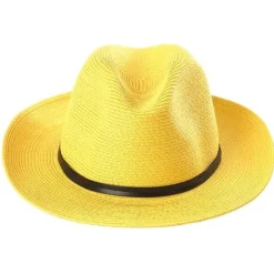 Paper Fedora Hat in Sunflower | Collen & Clare