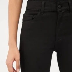 Patti High Rise Straight Leg Jeans in Raven | Collen & Clare