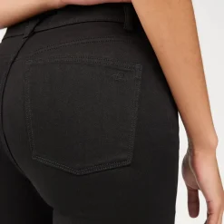 Patti High Rise Straight Leg Jeans in Raven | Collen & Clare