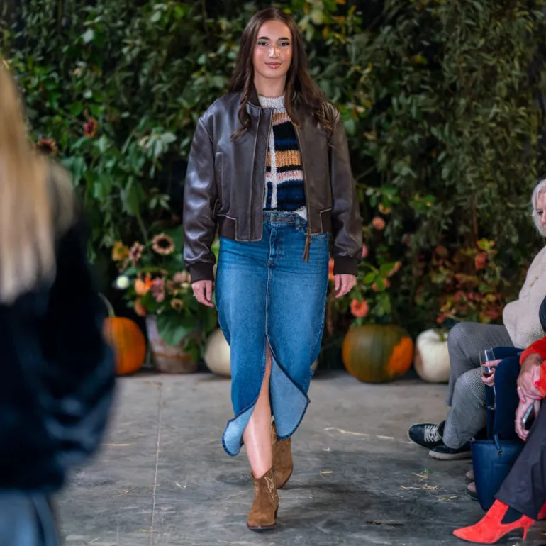 PENELOPE CHILVERS Cassidy Suede Embroidered Boots in Peat