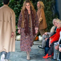 Penelope Chilvers Goldie Embroidered Cowboy Boots in Taupe