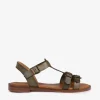 PENELOPE CHILVERS Granada Leather Sandal in Khaki