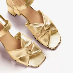 PENELOPE CHILVERS Infinity Metallic Sandal in Gold