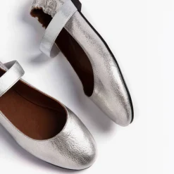 Penelope Chilvers Rock & Roll Leather Shoes in Silver
