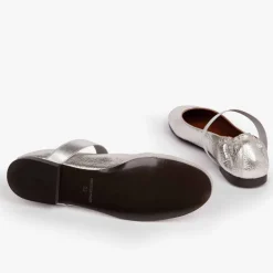 Penelope Chilvers Rock & Roll Leather Shoes in Silver
