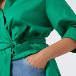 PERSONA BY MARINA RINALDI Finanza Midi Dress in Green