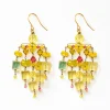 PHILIPPA KUNISCH Chime Earrings in Green/Pink