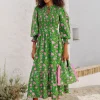 PINK CITY PRINTS Izzy Dress in Amazonia Jungle