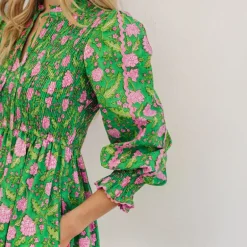 PINK CITY PRINTS Izzy Dress in Amazonia Jungle