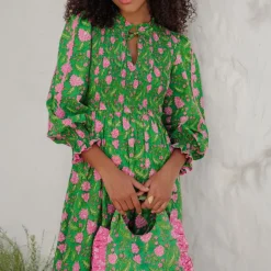 PINK CITY PRINTS Izzy Dress in Amazonia Jungle