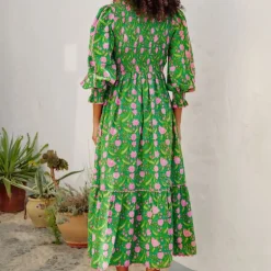 PINK CITY PRINTS Izzy Dress in Amazonia Jungle