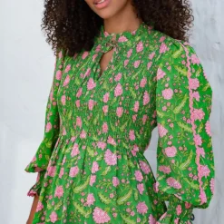 PINK CITY PRINTS Izzy Dress in Amazonia Jungle