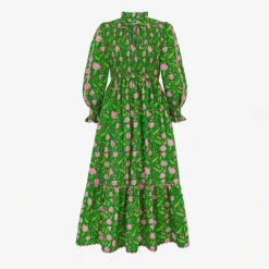 PINK CITY PRINTS Izzy Dress in Amazonia Jungle
