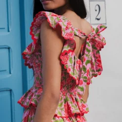 PINK CITY PRINTS Susie Top in Candy Jaal